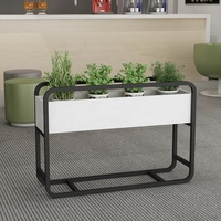 Étagère de séparation pliable en acier personnalisable pour bureau, restaurant, café, salon