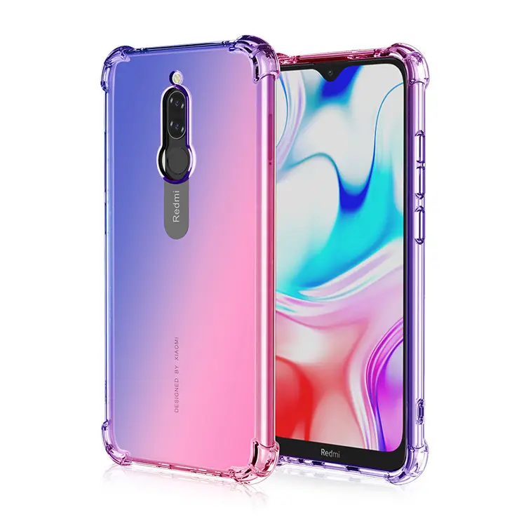 Wholesale Color Transparent TPU Back Cover For Xiaomi Redmi 7 7Pro Cell Phone Case