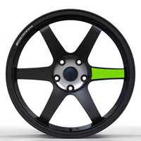 Juxin Ruida 5x100 5x112 5x114.3 15 16 17 18 19 20 pouces roues sport forgées noir mat TE37 Saga roues de piste haute performance