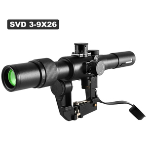 SV-D FFP 3-9X26 Scope 3-9X Optic Sights Red Reticle avec adaptateur de système de montage latéral et couvercles de protection de lentille antireflet - Product Image 5