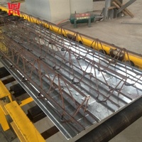 Coffrage galvanisé en treillis d'acier pour plancher de bâtiment hôtelier, utilisé en ingénierie de construction