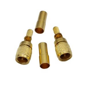 M5 10-32unf מיקרו-נקודה מחבר זכר עבור rg174 צבע מצופה זהב - Product Image 5