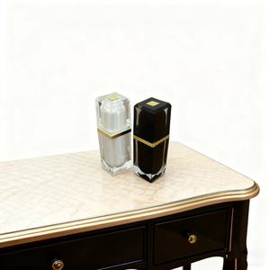 Botellas de Gotero Cuadradas Acrílicas Portátiles de 15 ml y 30 ml, <span class=keywords><strong>Mini</strong></span> Botellas para Crema de Ojos, Esencia, Sérum para el Cuidado de la Piel, Botellas de Cosméticos para la Venta - Product Image 1