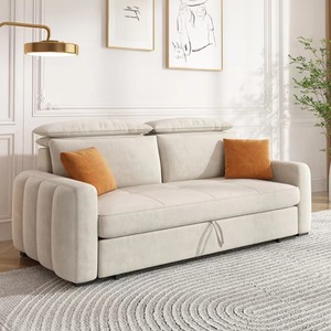 <span class=keywords><strong>Sofá</strong></span> <span class=keywords><strong>Cama</strong></span> Convertible Moderno de Doble Uso con Respaldo, Nuevo, Económico, de Tela Extensible para Sala de Estar - Product Image 6