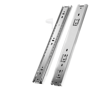 Modern Heavy Duty Full Extension 45mm Side Mount Ball Bearing Drawer Slides 45kg <b>Load</b> Apartment Cabinets - Product Image 1