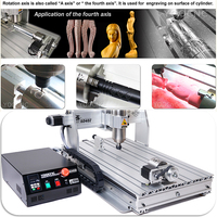 Machine de gravure et de fraisage CNC de bureau YOOCNC 3/4 axes USB LPT en bois et aluminium 6040Z 800W 1500W 2200W pour PVC ABS PCB
