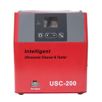 Limpiador Ultrasónico Inteligente y Probador, Máquina de Limpieza Inteligente, Lavador de Inyectores de Combustible, Pantalla LCD, 2L de Capacidad, AC220V/110V