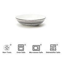 Vaisselle en céramique, ensemble de vaisselle rond pour la cuisine, vaisselle gaufrée, assiettes, bols, tasses, service pour 7 à 9 personnes