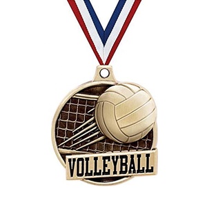 Medallas de Oro deportivas de voleibol, souvenirs de china del Sur - Product Image 2