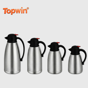 Thermal <b>Coffee</b> Jug Stainless Steel Double Layer Insulated Kettle Fall-proof Leak-proof Lid Vacuum Water Bottle Restaurant - Product Image 1