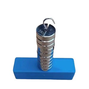 Pesas de acero ranuradas Veidt M1 de 50g, 100g, 500g, suministro directo de fábrica, juego de pesas para calibración de básculas con estuche y gancho - Product Image 6