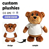 Peluche zèbre personnalisée OEM ODM avec broderie de logo, adorable poupée en peluche d'animal sauvage de dessin animé, certifiée CE CPC EN71