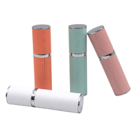 Pulvérisateur portable en cuir, bouteille de parfum, de voyage, ml