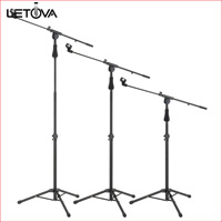Support de microphone OEM, pied de micro, support de micro articulé, trépied réglable pour scène, studio et enregistrement