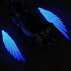 La lumière de projection d'aile d'ange LED étanche IP67 la plus populaire pour moto, vélo, voiture, SUV-<span class=keywords><strong>Accessoires</strong></span> spéciaux pour motos - Product Image 3