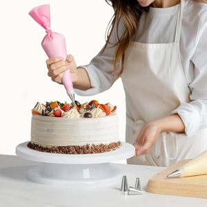 Kit de 255 Pièces pour la Pâtisserie : Outils de Décoration de Gâteaux en Plastique, Douilles à Pâtisserie, Embouts pour Fondant, Poches à Douille, Mélangeur, Moules à Cupcakes - Product Image 5