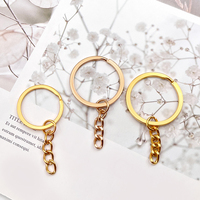 Accessoires de porte-clés personnalisés en métal de 30 mm avec impression en relief, légers et étanches pour porte-clés de poupée en peluche