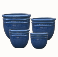 Vente en gros de pots de fleurs en terre cuite faits à la main, grands pots en céramique pour la décoration intérieure et extérieure, pépinière, usage domestique