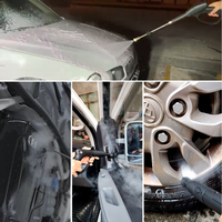 24L Alat Cuci Mobil Elektrik Multi-fungsi Bertekanan Tinggi, Semprotan Air Busa untuk Cuci Mobil, Kamar Mandi, Dapur Komersial