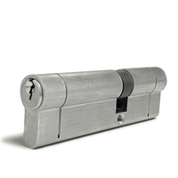 Cylindre de serrure de porte à double ouverture européenne de haute qualité 60-100mm avec serrure à cylindre sans clé anti-casse