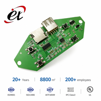 Carte de circuit imprimé FR4 personnalisée pour contrôle industriel, fabrication en Chine, assemblage de PCB avec montage SMT et DIP, test complet des fonctions