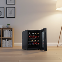 Mini-réfrigérateur de 46 L, capacité 20 bouteilles, cave à vin monotempérature