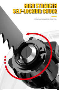 Scie alternative sans fil à batterie au Lithium 21V avec scie sabre à vitesse réglable Petite scie alternative de journalisation extérieure - Product Image 6