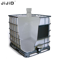 Conteneur IBC de 1000 litres de qualité alimentaire JIJID, réservoir en acier avec doublure en plastique pour le transport d'huiles et d'engrais