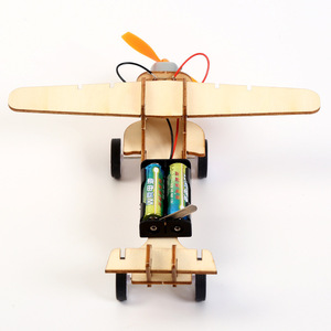 Tự làm handmade tàu lượn Điện Mô hình gốc Đồ chơi giáo dục Bộ dụng cụ Khoa Học Kỹ thuật Đồ chơi Vật Lý Kit cho trẻ em - Product Image 4