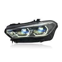 Phares laser automatiques SJC pour BMW X5 G05 2019-2022 phares modifiés mise à niveau vers de nouveaux feux de jour de lampe frontale laser
