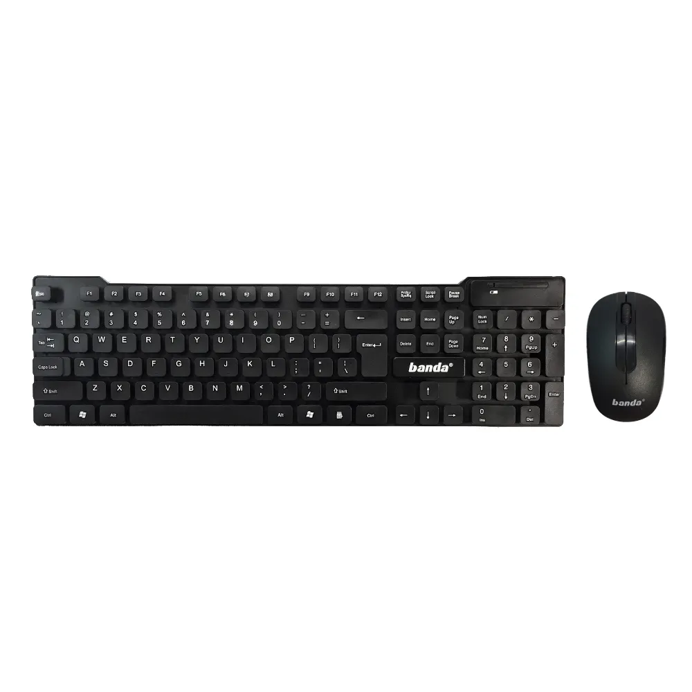 Cheapest wireless keyboard and mouse combo ultra-thin mini keyboard usb optical computer keyboard and mouse set for PC
