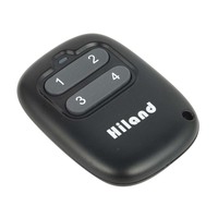 Kit d'opérateur de portail battant automatique Hiland SWG2001 avec télécommande de portail, cellule photoélectrique et lampe flash