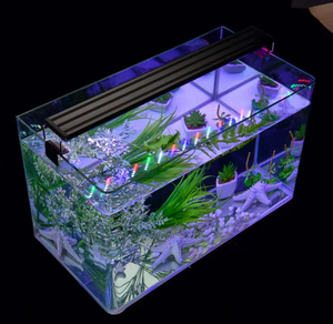 Luminaires ultra-minces Couleur bleue et blanche LED <span class=keywords><strong>Aquarium</strong></span> Lights Environmentally Friendly Plastic Design Plant Aquariums. - Product Image 3