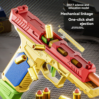 Pistolet Airsoft en Plastique 1911 à Tir Continu, Écologique, Forme de Dessin Animé Amusante, avec Éjection de Douilles, pour Garçons - Vente en Gros