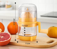 Presse-agrumes manuel compact, nouveau design, presse-agrumes à main pour oranges et citrons, facile à utiliser, presse-agrumes non électrique pour la cuisine et les voyages