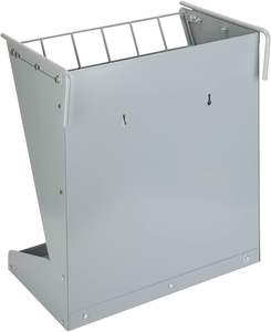 Mangeoire à foin murale, autoportante, robuste, pour moutons, mangeoire pour bétail avec plateau à minéraux et à grains - Product Image 5