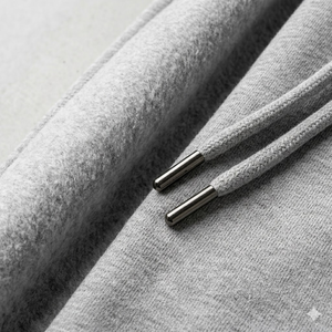 Ensemble de survêtement polaire <span class=keywords><strong>d</strong></span>'hiver pour homme, 2 pièces, avec sweat à capuche et pantalon de jogging, personnalisable avec logo, vente en gros, uni - Product Image 2