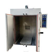 Four de séchage à convection à air chaud à température constante 300°C, four industriel discontinu 380V 28KW pour caoutchouc silicone, garantie 3 ans