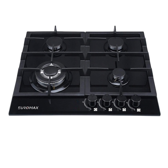 Factory OEM/ODM 4 Burners Built-in Gas Hob Tempered Glass Gas Stove 60CM Gas Cooker/Cooktops Household Kitchen