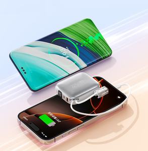 Mini Power Bank à charge ultra-rapide <span class=keywords><strong>20000mAh</strong></span>, compacte et portable, avec personnalisation de la banque d'alimentation à double ligne intégrée - Product Image 2