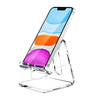 Présentoir de téléphone portable de comptoir imprimé de marque avec support d'étiquette de prix supports d'affichage de téléphone portable