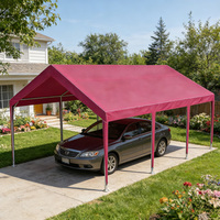 Abri de voiture de grande taille, abri de voiture portable résistant aux intempéries pour SUV, camping-car, camping, utilisation événementielle