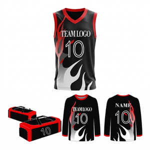 Conjuntos atléticos de baloncesto sublimados personalizados para hombres, uniformes de baloncesto para equipos, kits de baloncesto - Product Image 1