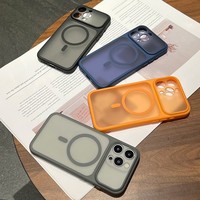 Coque Magnétique Antichoc pour iPhone 18 17 Air 14 15 16 Plus 13 12 Pro Max 11 avec Chargement Sans Fil et Film Protecteur d'Objectif