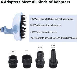 Cepillo de ducha con pasador de goma suave, dispensador de champú para mascotas de pelo largo y corto, masaje de ducha para perros y gatos - Product Image 3