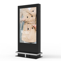 Kiosque d'information LCD extérieur Système Android Totem d'affichage numérique étanche et haute luminosité pour lecteur multimédia publicitaire
