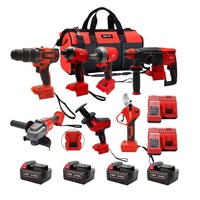 Kit d'outils électriques sans fil EKIIV Perceuse électrique au lithium pour polisseuse de voiture Marteau Clé électrique pour étui rigide Prise en charge OEM