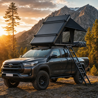 Tente de toit pour pick-up 4x4 tout-terrain, compatible avec GWM Poer King Kong Shanhai Isuzu D-MAX Nissan Navara Ruiqi, tente de camping à coque rigide