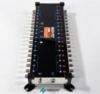 Penguat Sinyal Satelit Highfly 17X17 dengan Rentang Frekuensi 47-800/950-2150MHz 93dBV Terr. Output SAT 87dBV