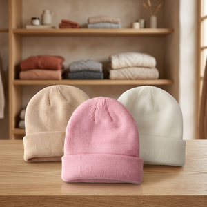 Wholesale Unisex Winter Warm 100% Acrylic Beanie with Plaid Character Cartoon Bows 3D Embroidery Custom Logo Option Outdoor Use - Product Image 3